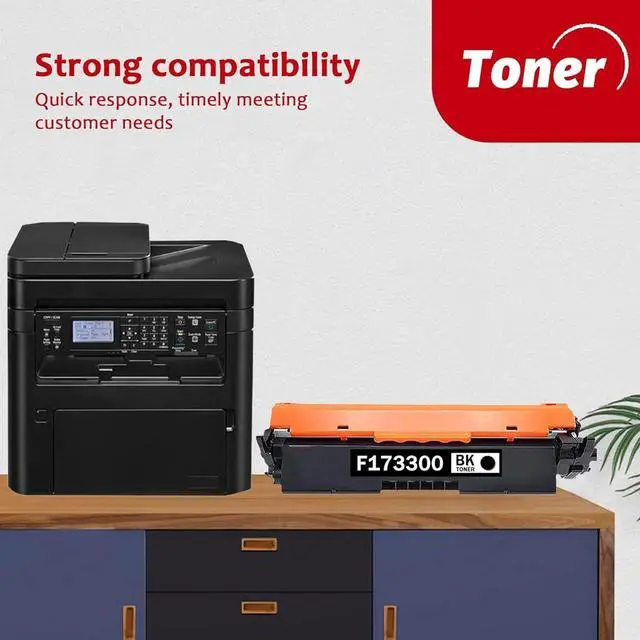 Alt view image 5 of 6 - Ennovor F173300 Black Toner Cartridge (2-Pack) - PINOS Compatible F173300 Toner Cartridge Replacement for Canon F173300 Black Toner Cartridge Work with F173300 Printer