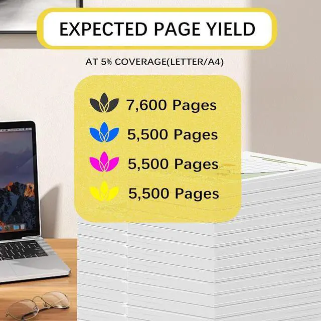 Alt view image 3 of 7 - Ennovor 230X High Yield Toner Cartridges Replace for HP W2300X W2301X W2302X W2303X Toner Compatible for HP Color Laserjet Pro 4203dw 4203dn MFP 4303dw 4303fdw Printers