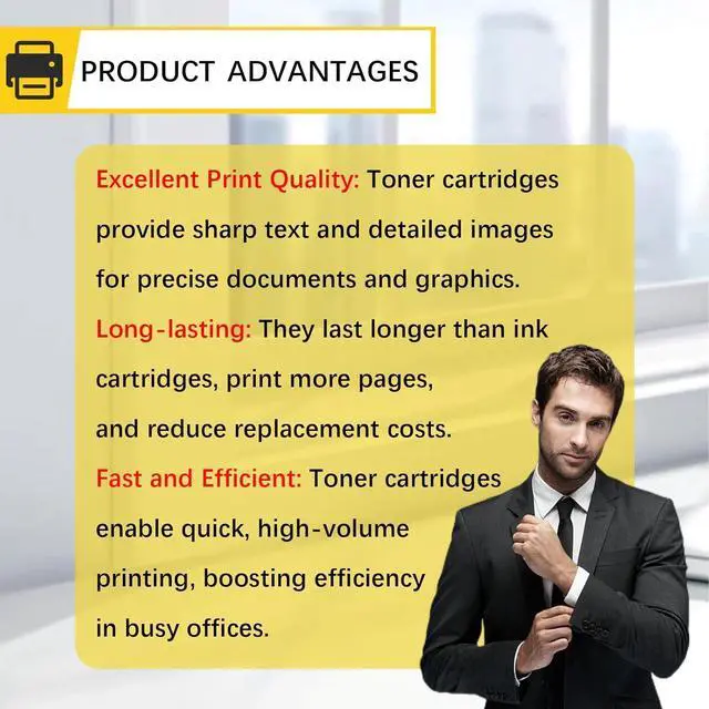 Alt view image 5 of 7 - Ennovor 230X High Yield Toner Cartridges Replace for HP W2300X W2301X W2302X W2303X Toner Compatible for HP Color Laserjet Pro 4203dw 4203dn MFP 4303dw 4303fdw Printers