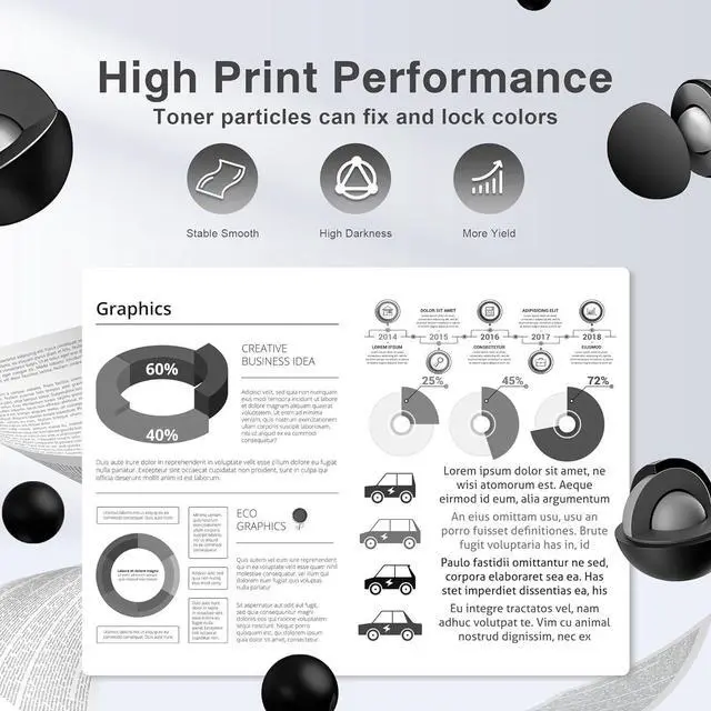 Alt view image 5 of 7 - B310 Drum Unit Replacement for Xerox B310 013R00690 Imaging Drum Unit for B305 B310 B315 Printer, 1x Black B310 Drum (40,000 Pages High Yield)