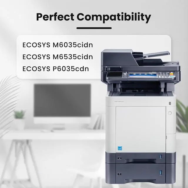 Alt view image 2 of 7 - Ennovor TK5152 (TK-5152) 4-Color Toner Cartridge TK-5152K TK-5152C TK-5152M TK-5152Y Replacement for Kyocera TK-5152 for ECOSYS M6035cidn M6535cidn P6035cdn Printer Toner