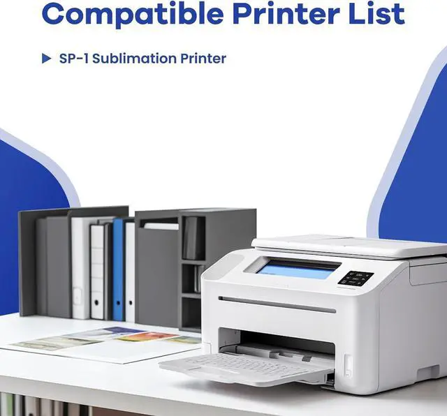 Alt view image 2 of 6 - Ennovor SP01 SP-1 Sublimation Ink Cartridge 4-Pack SP01BKS SP01CS SP01MS SP01YS Replacement for Brother SP01 SP1 Sublimation Ink Cartridge for Thermo Sublimation SP-1 Printer Ink
