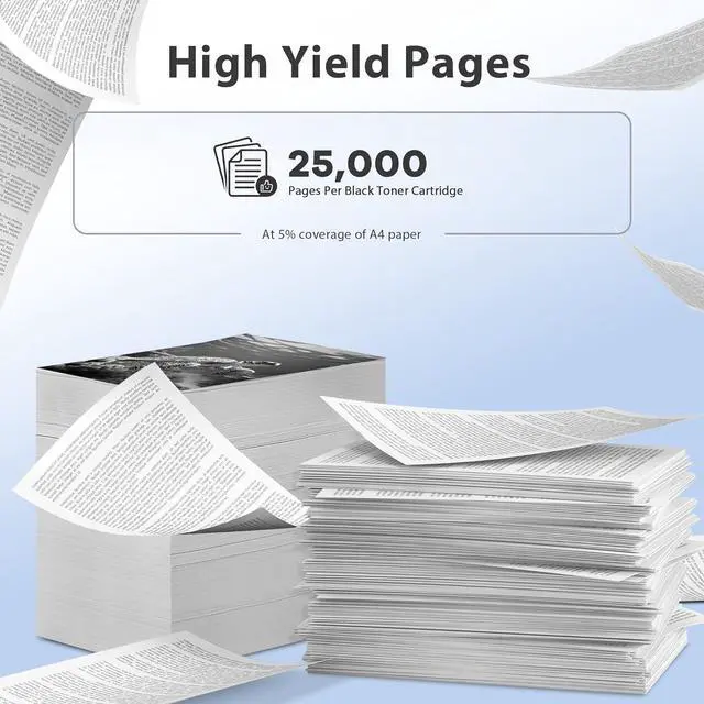 Alt view image 3 of 6 - Ennovor 521H 52D1H00 Remanufactured Toner Cartridge 25,000 Pages Compatible for MS710, MS711, MS810, MS811, MS812 Laser Printer, 1 Pack for 521H 52D1H00 Black Toner, High Capacity