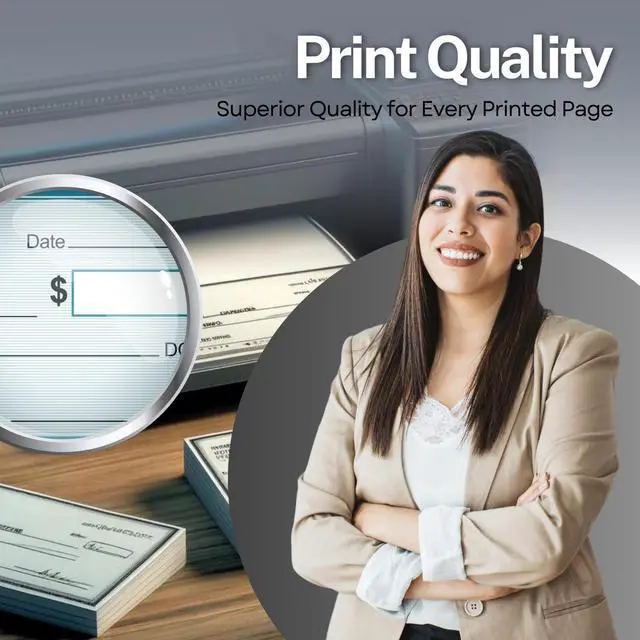 Alt view image 7 of 7 - Ennovor Ampro New Replacement for 141A MICR Toner Cartridge for Check Printing is for use in Laser Printers M110, M110W, M110WE, M140W, M140WE, MFP M139. Toner Cartridge Prints 950 Pages