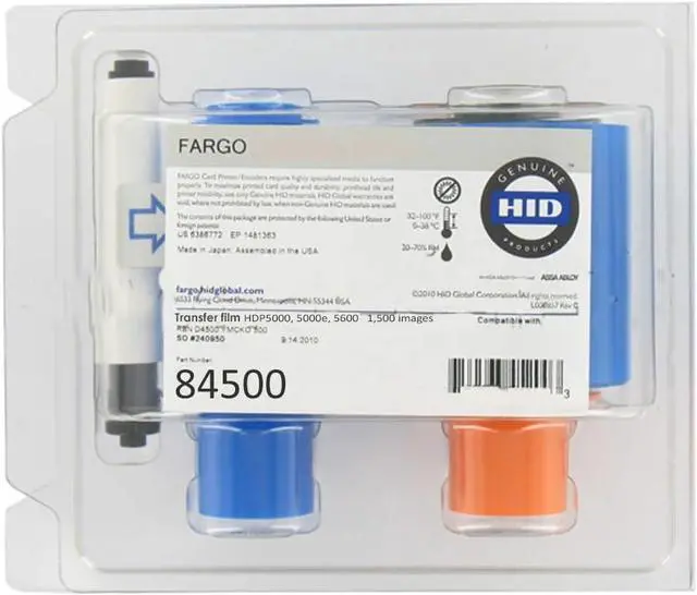Main image of Card Imaging Fargo 84500 Retransfer Film for HDP5000 Printer-Replaces 84053