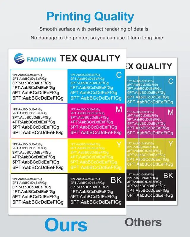 Alt view image 4 of 6 - Ennovor 202A Toner Cartridges 4 Pack(BK/C/M/Y): Compatible CF500A CF501A CF502A CF503A Toner Replacement for HP 202A for Pro MFP M281fdw M281cdw M281dw M281fdn M280nw Pro M254dw M254dn M254nw Printer