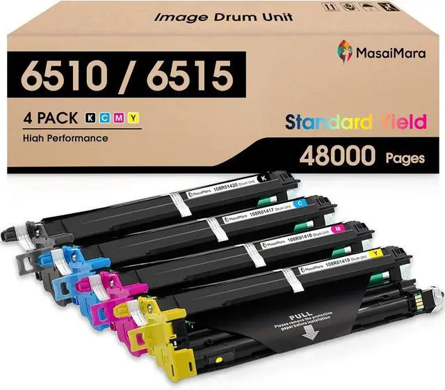 Main image of Ennovor MasaiMara 6510 6515 Image Drum Unit for Xerox Phaser 6510 6510DN 6510DNI 6510DNM 6510N WorkCentre 6515 6515DN 6515DNI 6515DNM 6515N Printer (Black, Cyan, Yellow, Magenta, 4-Pack)
