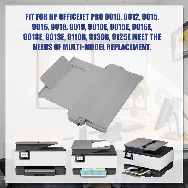 Alt view image 3 of 6 - Ennovor Paper Output Tray Replacement for HP OfficeJet Pro Printer 9010, 9012, 9015, 9016, 9018, 9019, 9010E, 9015E, 9016E, 9018E, 9013E, 9110B, 9130b, 9125e