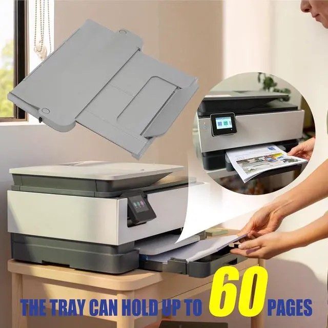 Alt view image 4 of 6 - Ennovor Paper Output Tray Replacement for HP OfficeJet Pro Printer 9010, 9012, 9015, 9016, 9018, 9019, 9010E, 9015E, 9016E, 9018E, 9013E, 9110B, 9130b, 9125e