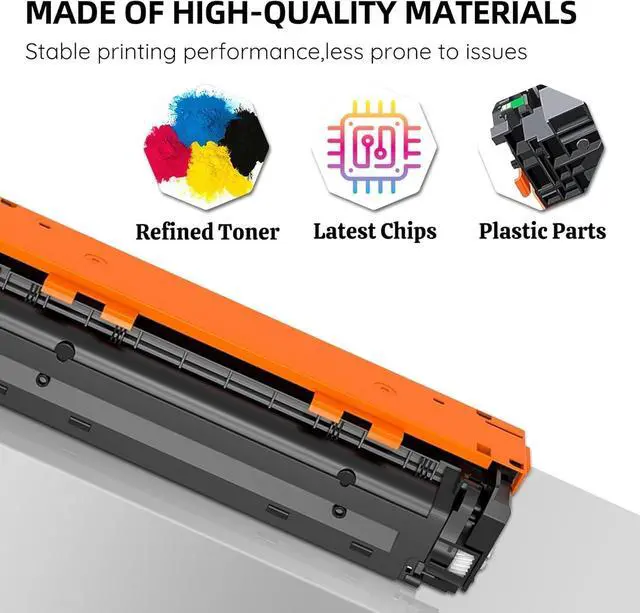 Alt view image 5 of 7 - Ennovor 131A Toner Replacement for HP 131A Toner Cartridge 4 Pack for HP Laserjet Pro 200 Color MFP M276nw M251nw Toner (Black, Cyan, Magenta, Yellow)