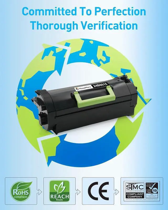 Alt view image 4 of 6 - Ennovor MasaiMara (35,000 Pages Compatible Toner Cartridges Replacement for Lexmark 24B6015 for Lexmark XM5163 XM5170 XM5263 M5155 M5163 M5170 Printer (Black, 1-Pack)