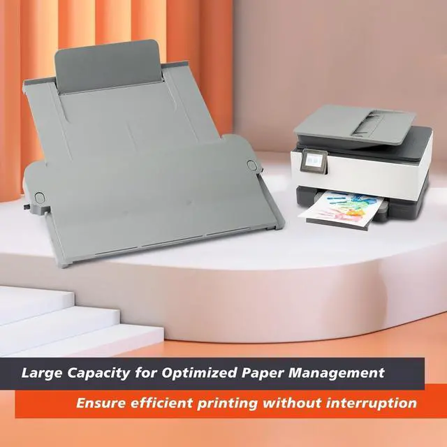 Alt view image 2 of 7 - Ennovor Paper Output Tray Replacement for HP for OfficeJet Pro 9010 9012 9015 9016 9018 9019 9010E 9013E 9015E 9016E 9018E 9125E 9110B 9130B Printers Parts