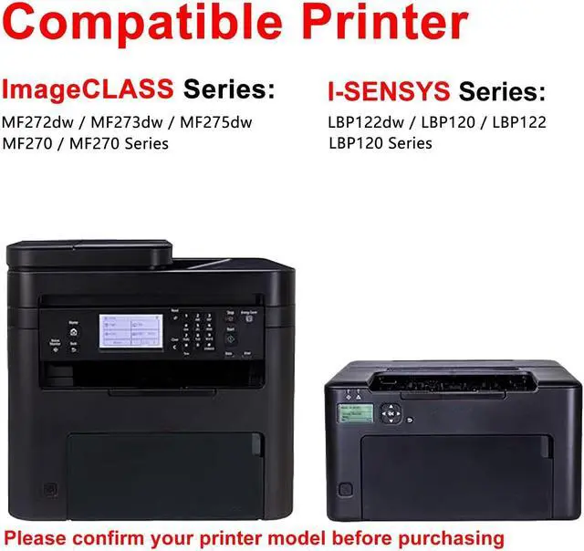 Alt view image 2 of 7 - Ennovor 2PACK 071 Black Toner Cartridge Replacement for Canon 071 Toner Cartridge for ImageCLASS LBP122dw LBP122 LBP120 MF270 MF273dw MF275dw Printer(2 Black