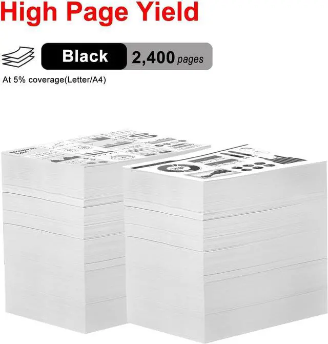 Alt view image 3 of 7 - Ennovor 2PACK 071 Black Toner Cartridge Replacement for Canon 071 Toner Cartridge for ImageCLASS LBP122dw LBP122 LBP120 MF270 MF273dw MF275dw Printer(2 Black