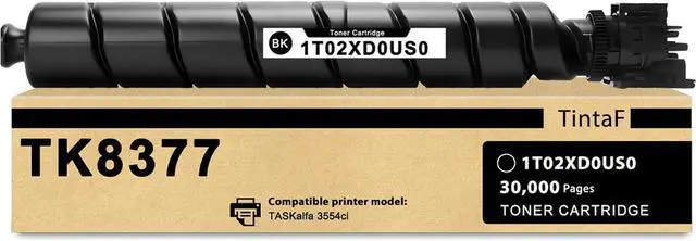 Main image of Ennovor TK-8377 TK8377 TK8377K Black Toner Cartridge TK8377K Toner Replacement for Kyocera TK-8377 TK8377 TK-8377K Toner Cartridge for TASKalfa 3554ci Printer
