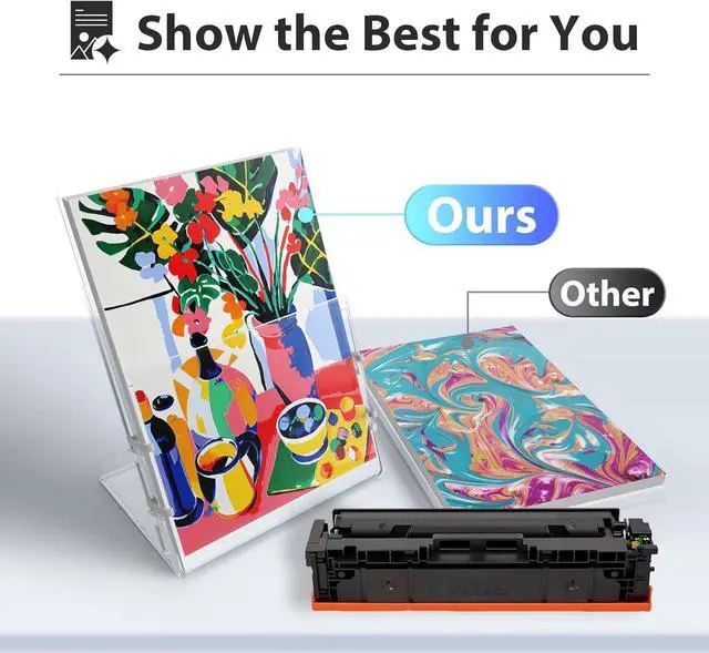 Alt view image 4 of 7 - Ennovor 128A Toner High Yield ( with Chip ) Replacement for HP 128A Toner Cartridges CE320A CE321A CE322A CE323A Color CM1415fn MFP CM1415fnw MFP CP1525n CP1525nw Series , 4 Pack