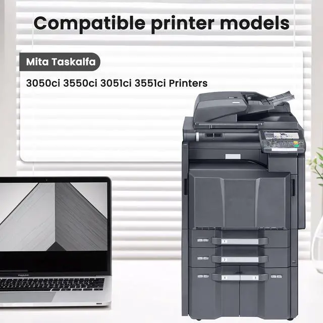 Alt view image 2 of 7 - Ennovor Compatible TK-8307 TK8307 Toner Cartridge Black 1-Pack Replacement for Kyocera TK-8307K TK8307K Toner Cartridge for TASKalfa 3050ci 3550ci 3051ci 3551ci Printer