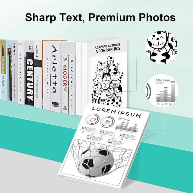 Alt view image 5 of 7 - Remanufactured M02120 Standard Capacity Black Ink Cartridge M02 Replacement for Workforce Pro WF-M5799 WF-M5299 WF M5799 M5299 (1 Black)