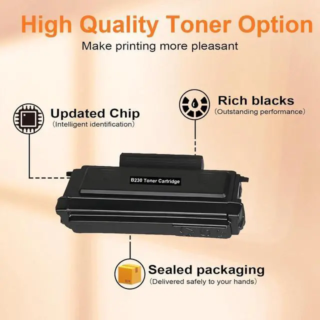 Alt view image 2 of 7 - 006R04400 Toner Cartridge for B225 B230 B235 Black High Yield Toner Cartridge Compatible for B225 B230 B235 Printers (3,000 Pages)