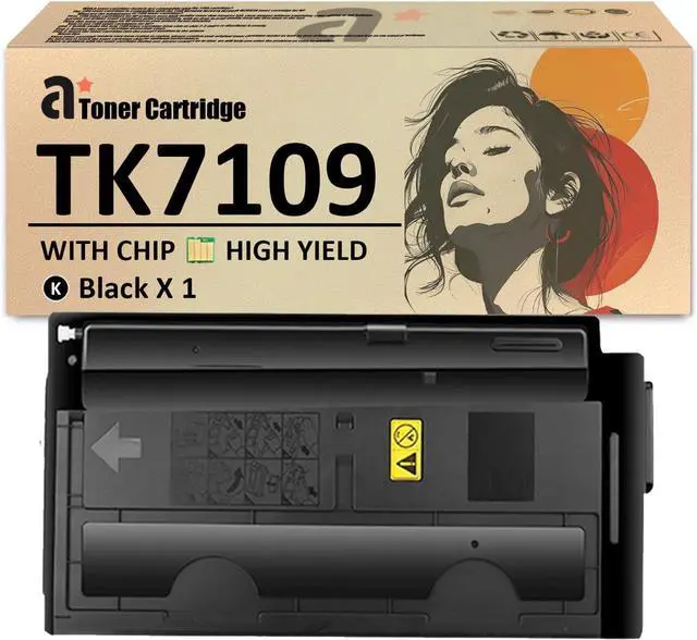 Main image of Ennovor TK7109 Toner Cartridge Replacement for Kyocera TK7109 TK-7109 TK-7109K 1T02P80CS0 Toner Cartridges Compatible for Kyocera TASKalfa 3010i CS-3010i Printers, 1 Black