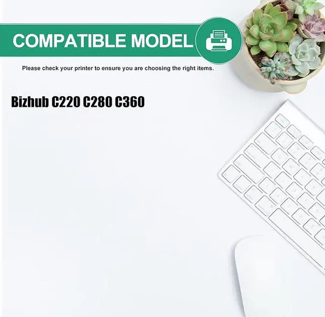 Alt view image 2 of 7 - Ennovor Compatible Developer Unit Replacement for Konica Minolta DV311, Compatible for Bizhub C220 C280 C360 Printer Yellow Developer