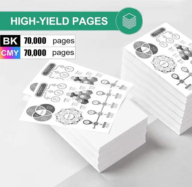 Alt view image 3 of 7 - Ennovor Compatible Developer Unit Replacement for Konica Minolta DV311, Compatible for Bizhub C220 C280 C360 Printer Yellow Developer