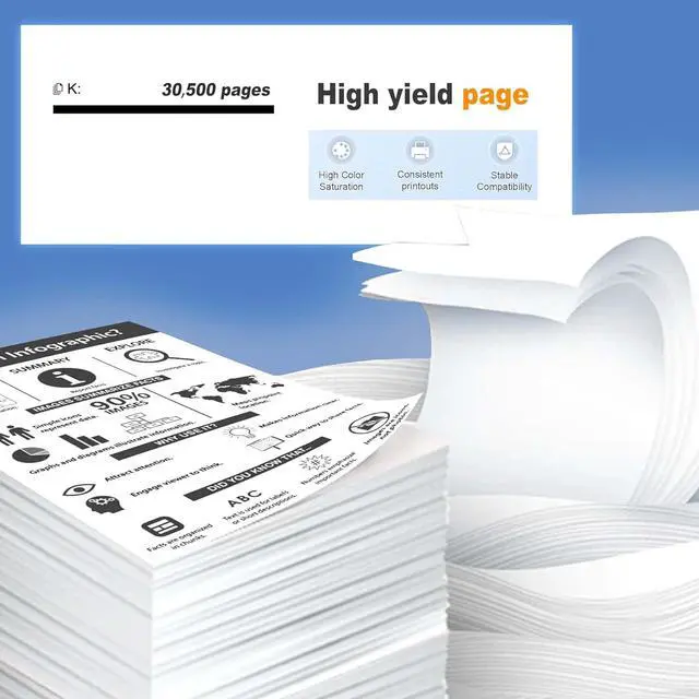 Alt view image 3 of 6 - Ennovor Compatible Drum Unit Replacement for Brother DR820 Black to use with DCP-L5500DN L5600DN L5650DN MFC-L6700DW L6750DW L5700DW L5800DW L5900DW L6800DW L6900DW HL-L6200DW/DWT L6250DW L6300DW1PK