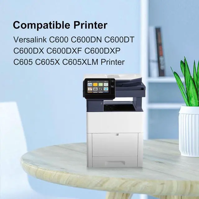 Alt view image 2 of 7 - Ennovor C600/C605 Toner Cartridge (4-Pack) Replacement for 106R03899 106R03896 106R03897 106R03898 for Xerox Versalink C600 C600DN C600DT C600DX C600DXF C600DXP C605 C605X C605XLM Printer