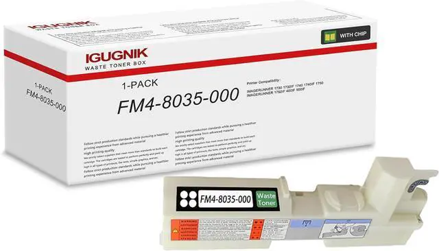 Main image of Ennovor 1 Pack FM4-8035-000 Black Waste Toner Box with Chip Replacement for Canon FM4-8035-000 Work with IMAGERUNNER 1730 1730IF 1740 1740IF 1750 1750IF IMAGERUNNER Advance 400IF 500IF| FM4-8035-000