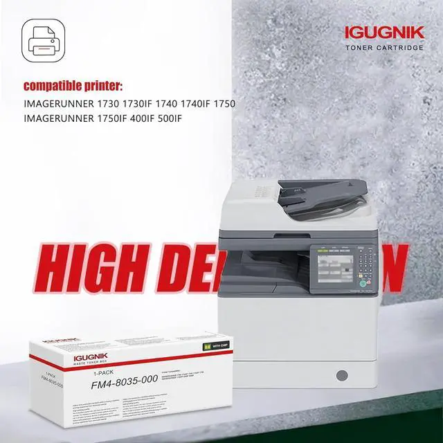 Alt view image 2 of 6 - Ennovor 1 Pack FM4-8035-000 Black Waste Toner Box with Chip Replacement for Canon FM4-8035-000 Work with IMAGERUNNER 1730 1730IF 1740 1740IF 1750 1750IF IMAGERUNNER Advance 400IF 500IF| FM4-8035-000