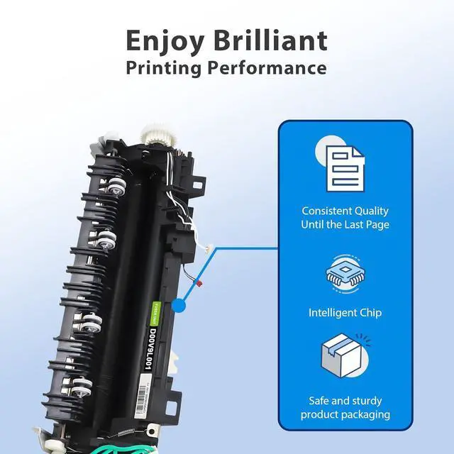 Alt view image 6 of 7 - D00V9L001 Fuser Replacement for D00V9L001 D008AK001 D01SE6001 Fuser Unit Compatible for Brother HL-L6200 HL-L6250 HL-L6300 HL-L6400 MFC-L6700 MFC-L6750 Printers,1 Pack D00V9L001 Fuser Unit (110V/120V)