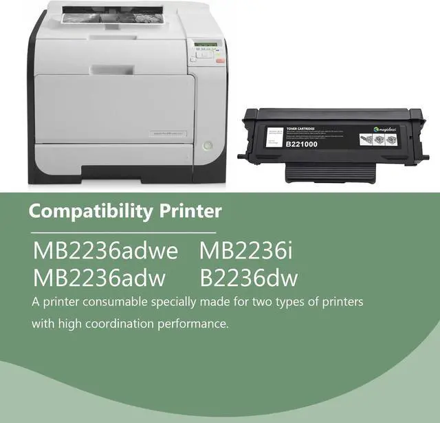 Alt view image 3 of 6 - Ennovor B221H00 Black High Yield Toner Cartridge 1-Pack [3,500 Pages] Compatible B221H00 Toner Replacement for Lexmark MB2236adwe MB2236i MB2236adw B2236dw Laser Printer