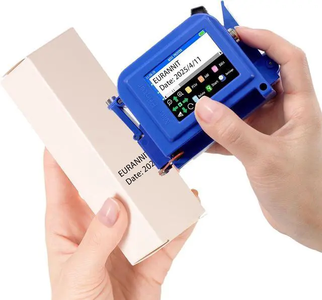 Main image of Handheld Inkjet Printer E11, 0.5 inch Mini Handheld Printer with ER520 Quick-Dry Ink Cartridge, Portable Inkjet Printers for Text Date QR Barcode Batch Number Logo