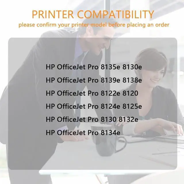 Alt view image 2 of 7 - 923XL 923e 923 (Latest Chip) Combo Pack Ink Cartridge Compatible for HP OfficeJet Pro 8135e 8130e 8139e 8138e 8122e 8120 8124e 8125e 8130 8132e 8134e Printer (4 Packs,1BK/1C/1M/1Y)