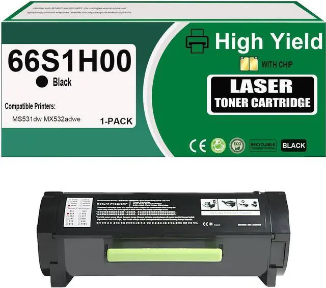 Main image of Ennovor 66S1H00 High Yield Toner Cartridge for MS531 MX532 MS531dw MX532adwe Printers (1 Black)