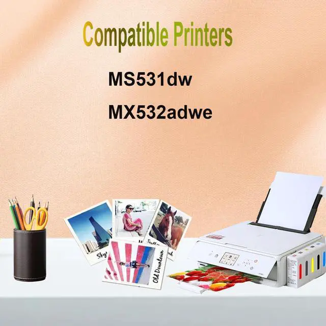 Alt view image 4 of 7 - Ennovor 66S1H00 High Yield Toner Cartridge for MS531 MX532 MS531dw MX532adwe Printers (1 Black)