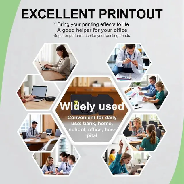 Alt view image 6 of 6 - Ennovor 2 Pack TK5242 Black Toner Cartridge: Compatible TK5242K Replacement TK-5242 Black Toner for Kyocera ECOSYS P5026cdn P5026cdw M5526cdn M5526cdw Printer, Black 4500 Pages