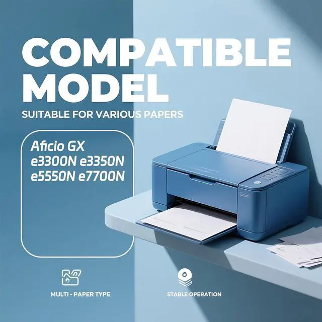 Alt view image 2 of 7 - Ennovor GC-31 Ink Print Cartridge Compatible for Ricoh Aficio GX e3300N e3350N e5550N e7700N Printers, Capacity 2920 Pages, with Chip, Stable Output (2 Set)