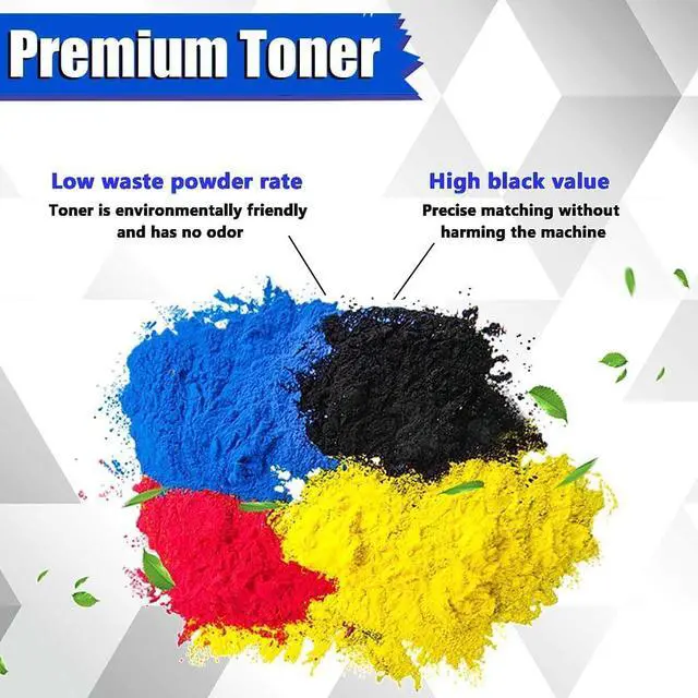 Alt view image 4 of 7 - C2326 Toner Cartridge (No Chip) Compatible 24B7498 24B7495 24B7496 24B7497 Toner Cartridges Replacement for Lexmark XC2326 C2326 Printer,Black-1 Pack