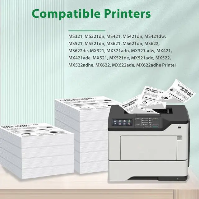 Alt view image 2 of 7 - 56F0Z00 Drum Imaging Unit High Yield, Compatible for MS321dn, MS421dw, MS521dn, MS621dn, MX321adn, MX521ade, MX622adhe Printer (Black-1 Pack)