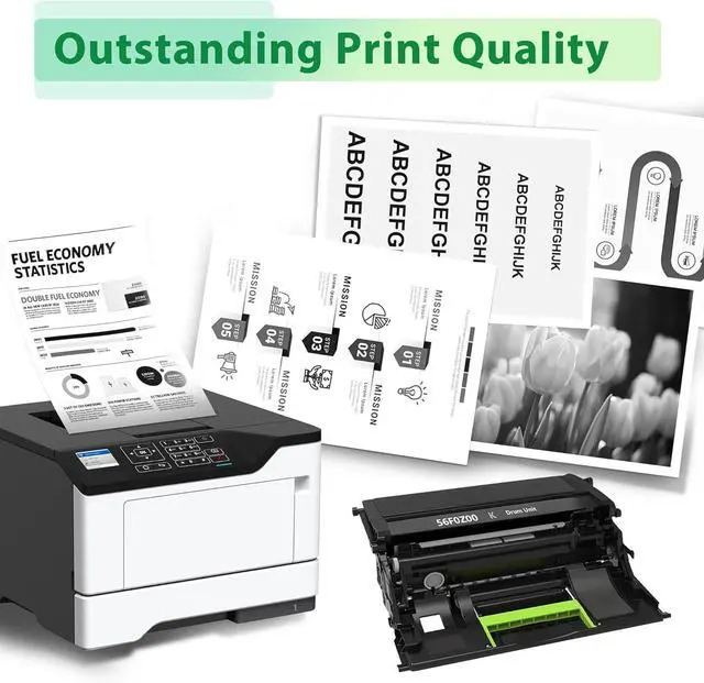 Alt view image 5 of 7 - 56F0Z00 Drum Imaging Unit High Yield, Compatible for MS321dn, MS421dw, MS521dn, MS621dn, MX321adn, MX521ade, MX622adhe Printer (Black-1 Pack)