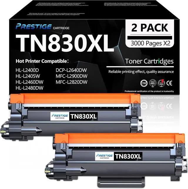 Ennovor TN830XL TN830 Toner Cartridges Compatible Replacement for