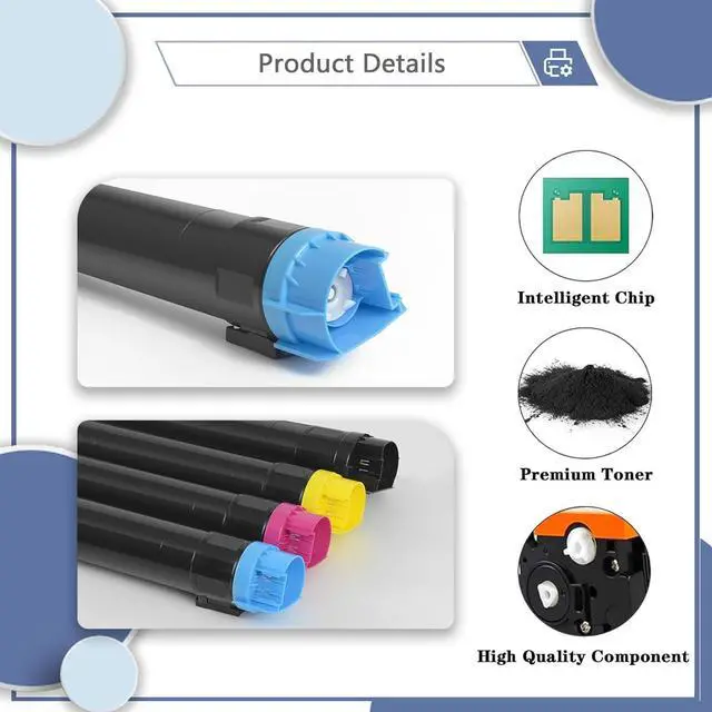 Alt view image 4 of 7 - Ennovor Compatible X950X2KG X950X2CG X950X2YG X950X2MG High-Capacity Toner Cartridge, Works for Lexmark X950de X950dhe X950dte X952de X952dte X954de Printers Cyan*1
