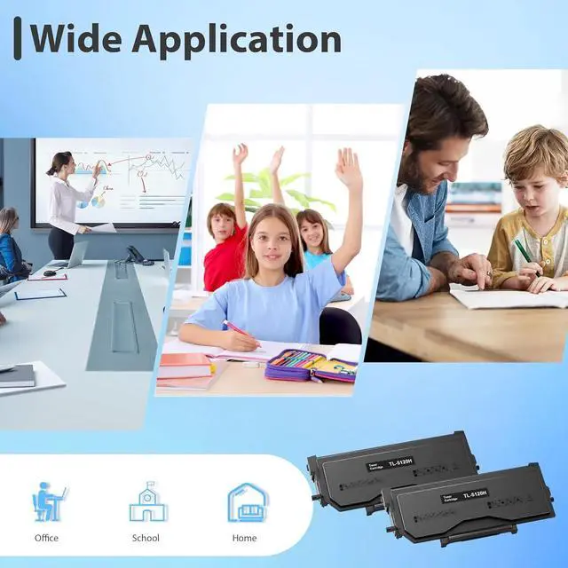 Alt view image 6 of 6 - Ennovor TL-5120 Toner Cartridge Black and White Replacement for Pantum TL-5120 TL5120 Toner Cartridge for BP5100DN BM5100ADN Printer (6,000 Pages, 2-Pack)