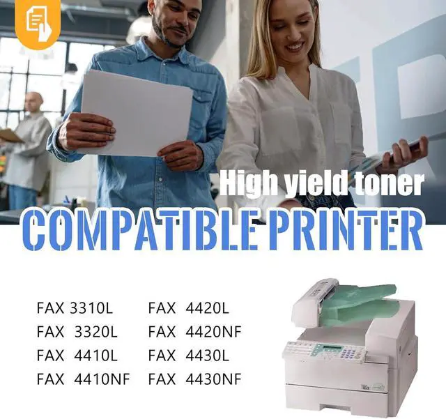 Alt view image 2 of 6 - Ennovor 1 Pack Type 1160 Black Toner Cartridge | Replacement for Ricoh 430347 Work with Fax 3310L 3320L 4410L 4410NF 4420L 4420NF 4430L 4430NF | 430347
