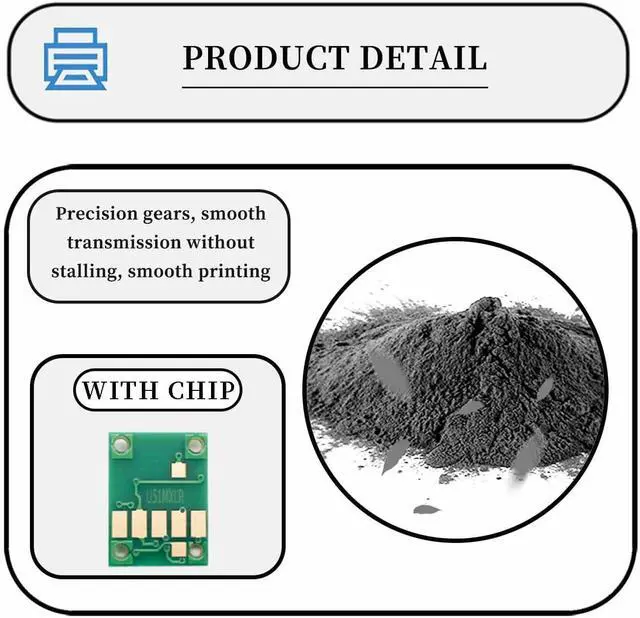 Alt view image 4 of 7 - Ennovor D203 MLT-D203S MLT-D203L MLT-D203E MLT-D203U Toner Cartridge Compatible for Samsung M3320 M3320ND M3370 M3370FD M4020 Printers, High Yield 10,000 Pages 1Pack
