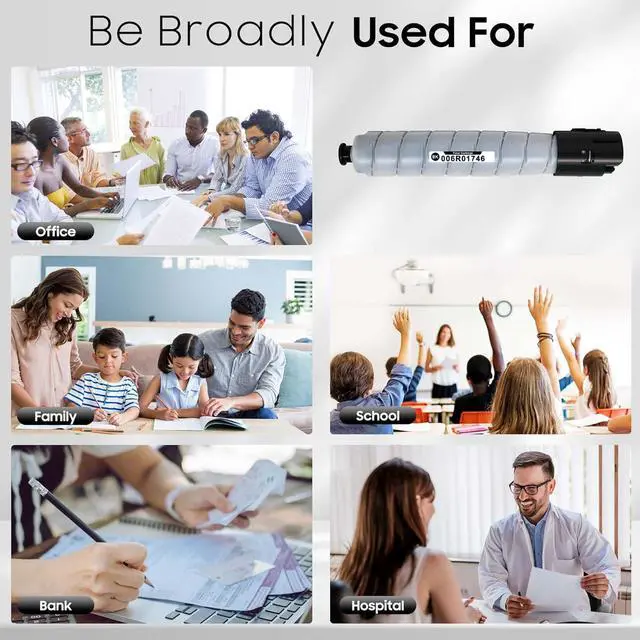 Alt view image 6 of 6 - Ennovor C8130 C8135 Toner Cartridge Replacement for Xerox 006R01746 Black Toner Cartridge Work with AltaLink C8130 C8135 C8145 C8155 C8170 Printer (59,000 Pages, 1x Black)