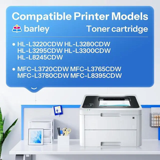 Alt view image 2 of 7 - Ennovor TN229XL TN229 Toner Cartridges 4 Pack High Yield Compatible TN229XL TN229 Replacement for Brother TN229XL TN-229XL TN229 XL HL-L3220CDW MFC-L3765CDW MFC-L3780CDW Printer.