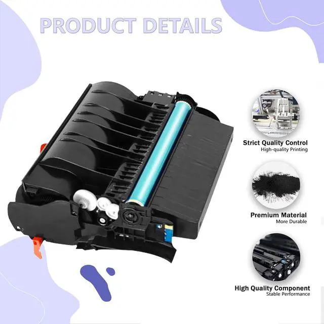 Alt view image 4 of 7 - Ennovor Compatible Toner Cartridge Replacement for Lexmark T650H11A, 25,000 Pages High Yield Work with T650DN T650DTN T650N T652DN T652DTN T652N T654DN T654DTN T654N T656dne Printers 1 Pack