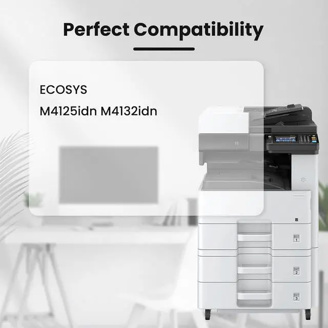 Alt view image 2 of 7 - Ennovor TK-6117 TK6117 Black Toner Cartridge Compatible for Kyocera TK-6117K TK-6117 1T02P10US0 Toner for ECOSYS M4125idn M4132idn Printer Cartridge - 1 Pack TK6117 TK-6117K Black Toner